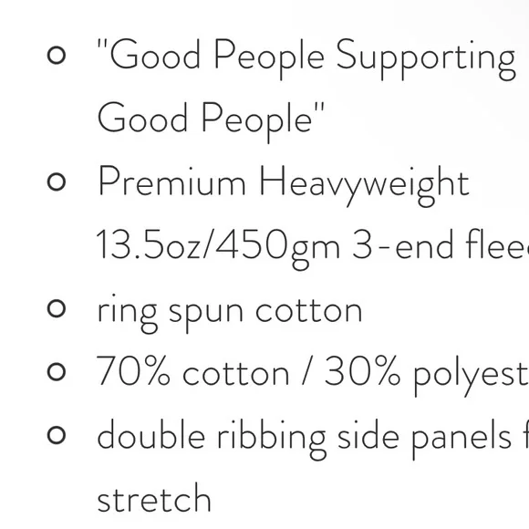 ZERO8ONE5 Good People Supporting Graphic Sweatshirt Size XXL - Picture 9 of 9